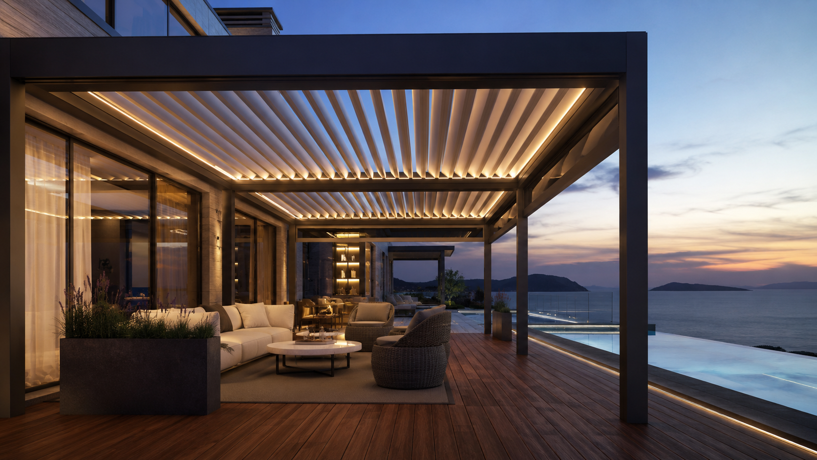 Pérgola bioclimática Concept Alu